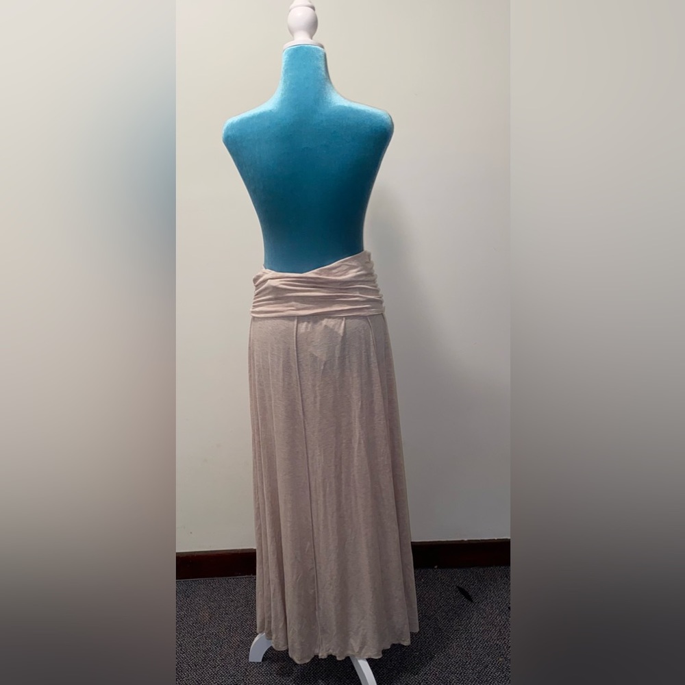 Tan Maxi Skirt